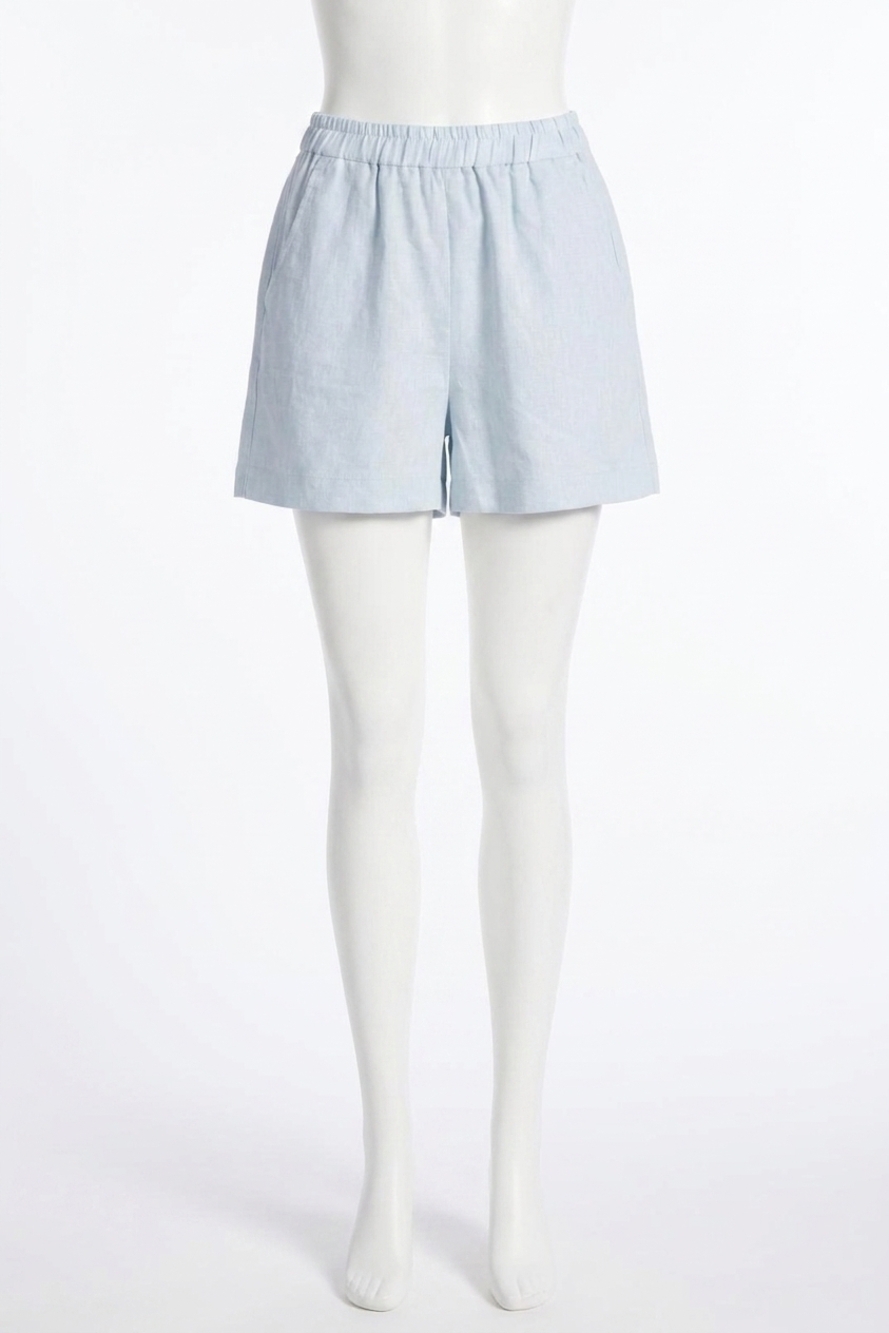 NEW BISHOP + YOUNG positano linen short in lake